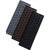 Ковровая накладка на ступень коврик для лестницы 25x75 см влаговпитывающий велюровый 