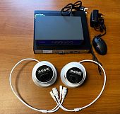 Комплект IP видеонаблюдения для помещения на 2 камеры 4 МЕГАПИКСЕЛЯ