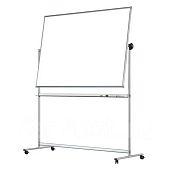 Маркерная магнитная доска на подставке, 150х100 см, двусторонняя