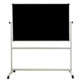 Меловая чёрная магнитная доска, 90х60 см, на подставке