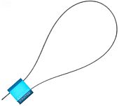 Силовая номерная пломба ЗПУ Трос 2,5 1200 см 100 штук